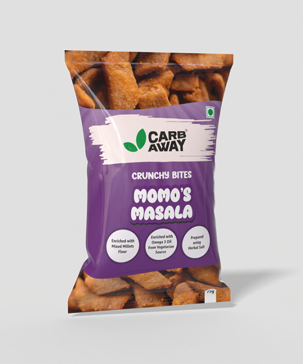 CRUNCHY BITES MOMO'S MASALA FLAVOUR